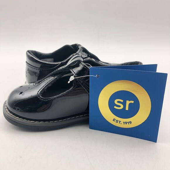 Stride Rite Girls SR Suise Mary Jane Flat Size 5 Toddler Shoes Black NIB - Picture 6 of 11